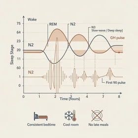 Sleep architecture and GH optimization