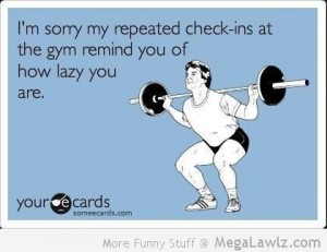 lazy people at gym