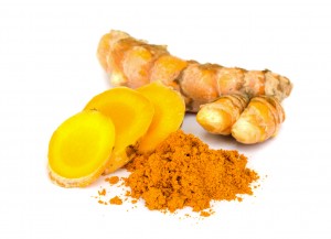 Tumeric and tumeric  powder.